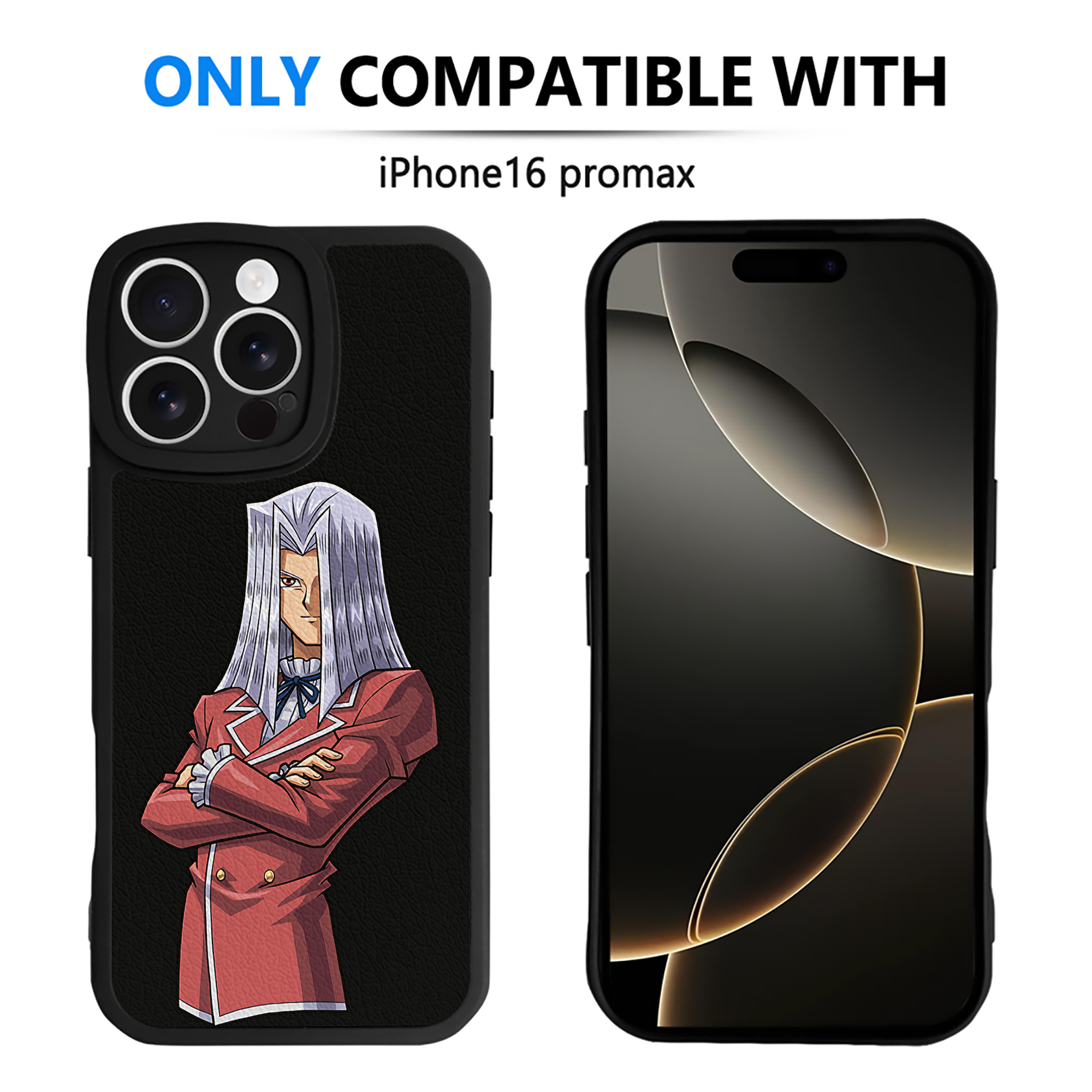 遊☆戯☆王 Yu-Gi-Oh! 【iPhone 16シリーズ対応】シリコンスマホケース（レザー調） 材質：シリコン